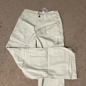 NTW: American eagle baggy wide leg super high rise cargos. Stretch